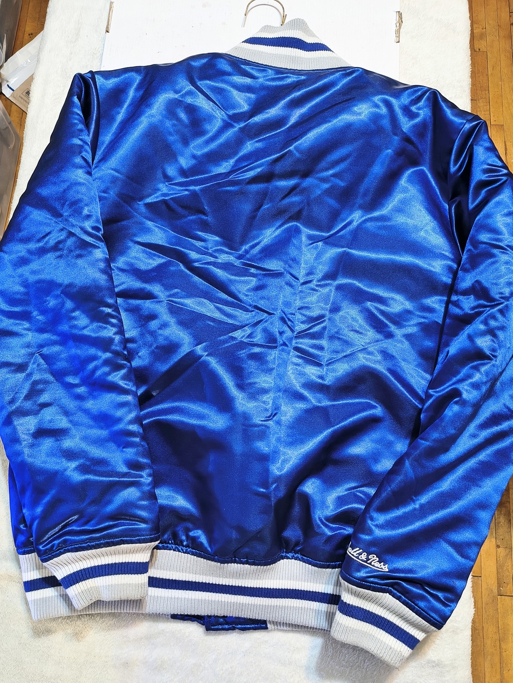 Michell & Ness LA Dodgers Satin Coaches Jacket Cooperstown Collection Medium - Picture 10 of 12